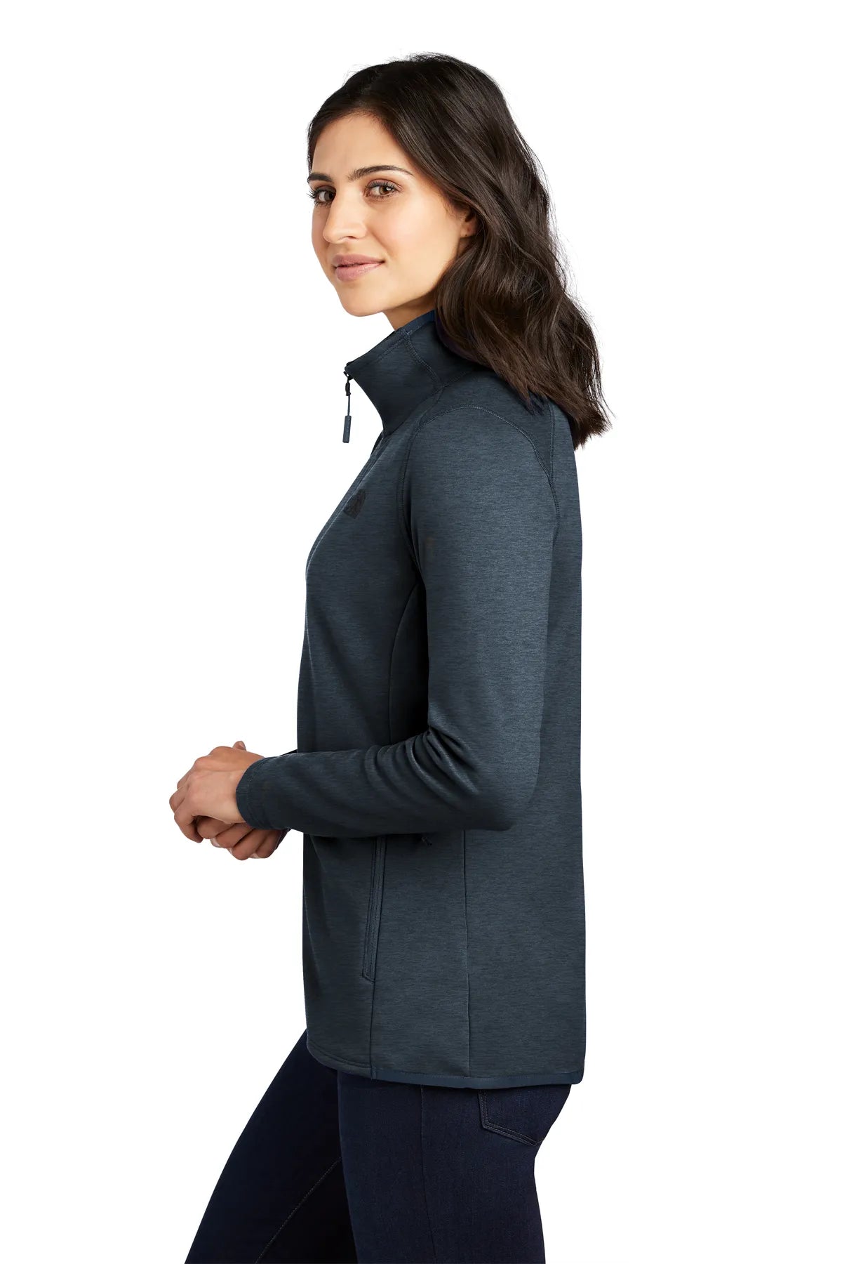 The North Face ® Ladies Skyline Full-Zip Fleece Jacket NF0A7V62 Urban Navy Heather_2