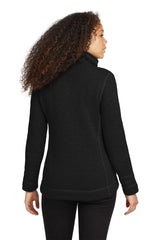 The North Face ® Ladies Sweater Fleece Jacket. NF0A3LH8 TNF Black Heather_1