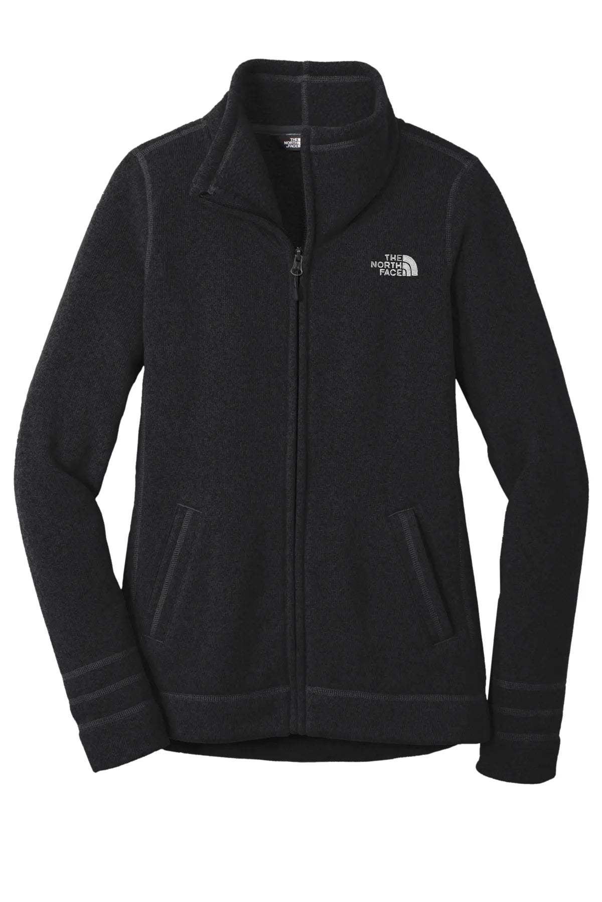 The North Face ® Ladies Sweater Fleece Jacket. NF0A3LH8 TNF Black Heather_3