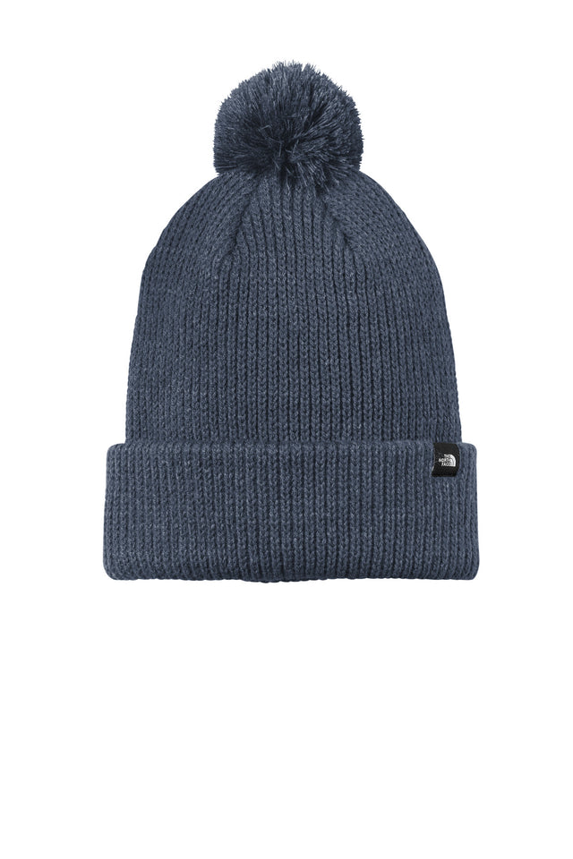 The North Face ®  Pom Beanie NF0A7RGI - shady blue