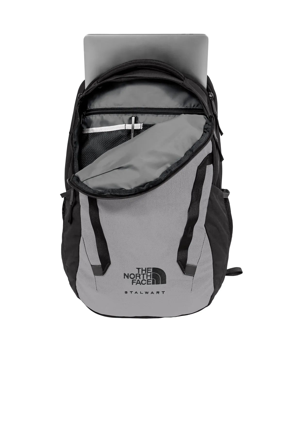 The North Face ® Stalwart Backpack. NF0A52S6 Mid Grey Dark Heather/ TNF Black_3