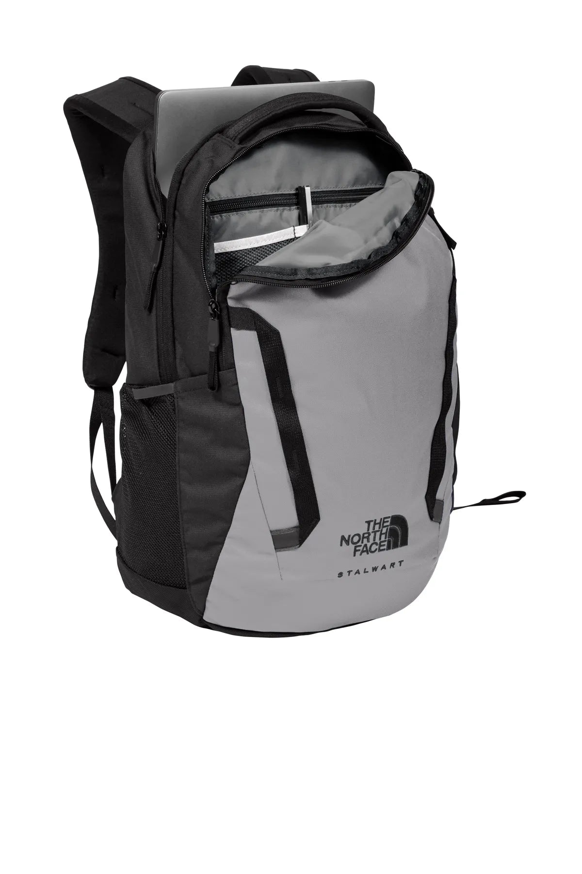 The North Face ® Stalwart Backpack. NF0A52S6 Mid Grey Dark Heather/ TNF Black_4