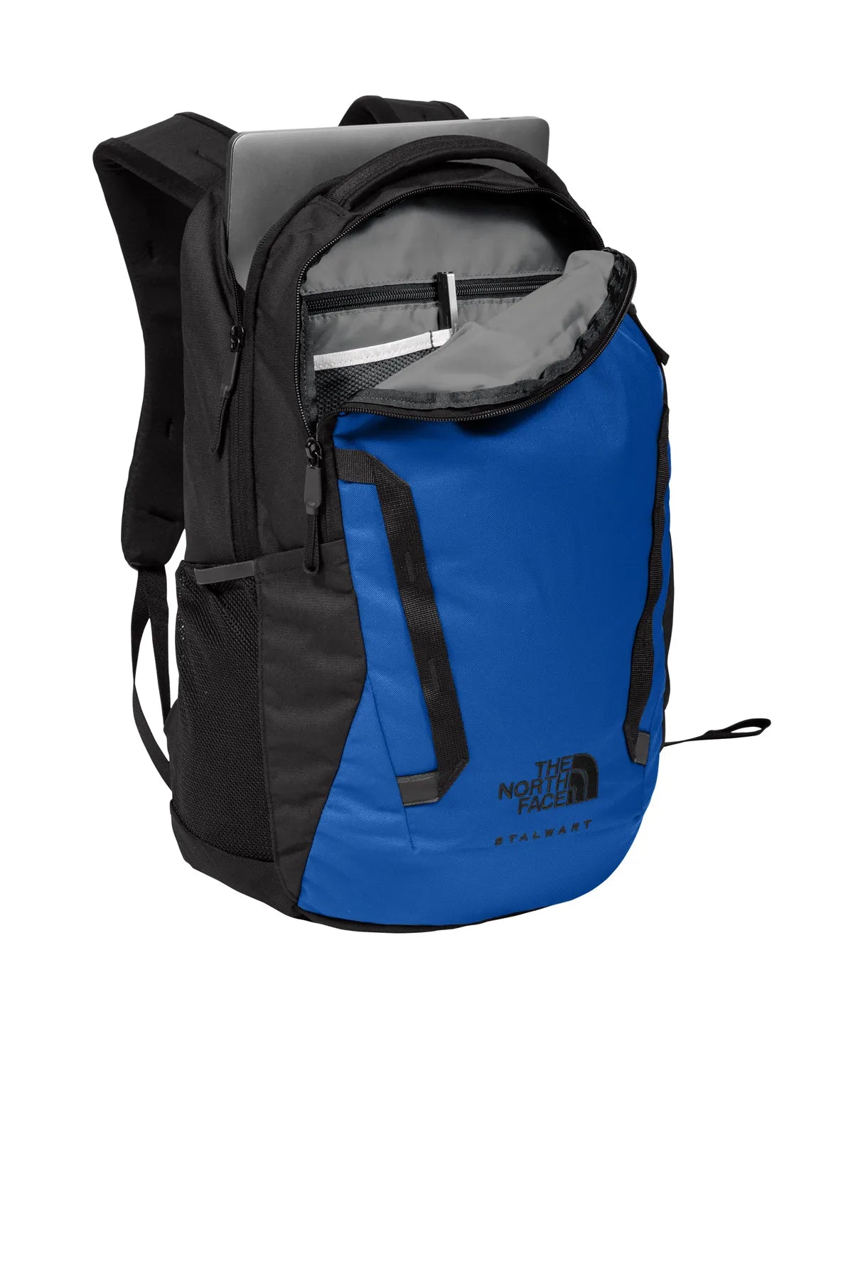 The North Face ® Stalwart Backpack. NF0A52S6 TNF Black Heather/ TNF Blue_4