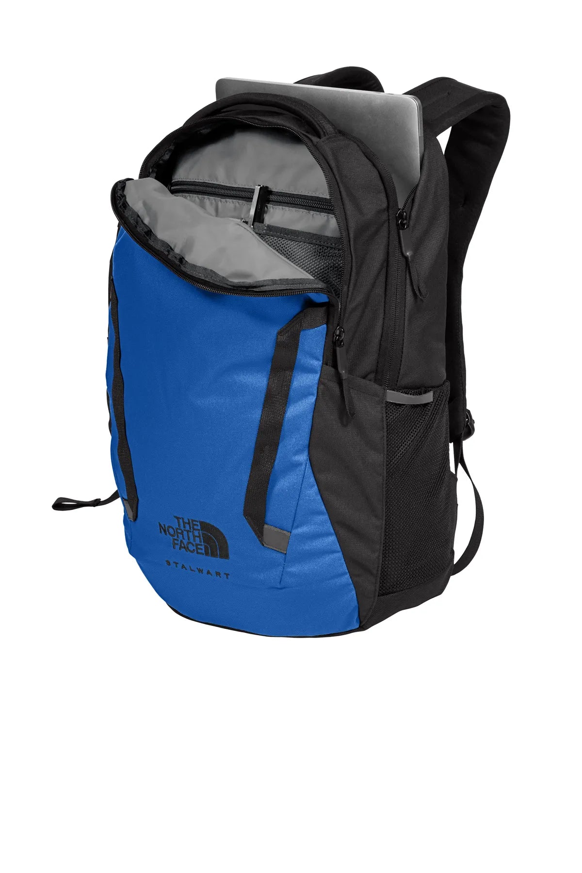 The North Face ® Stalwart Backpack. NF0A52S6 TNF Black Heather/ TNF Blue_5