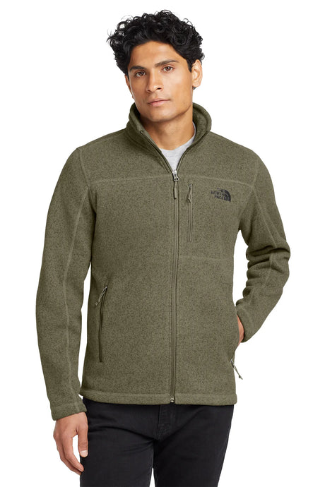 The North Face ® Sweater Fleece Jacket. NF0A3LH7 New Taupe Green Heather