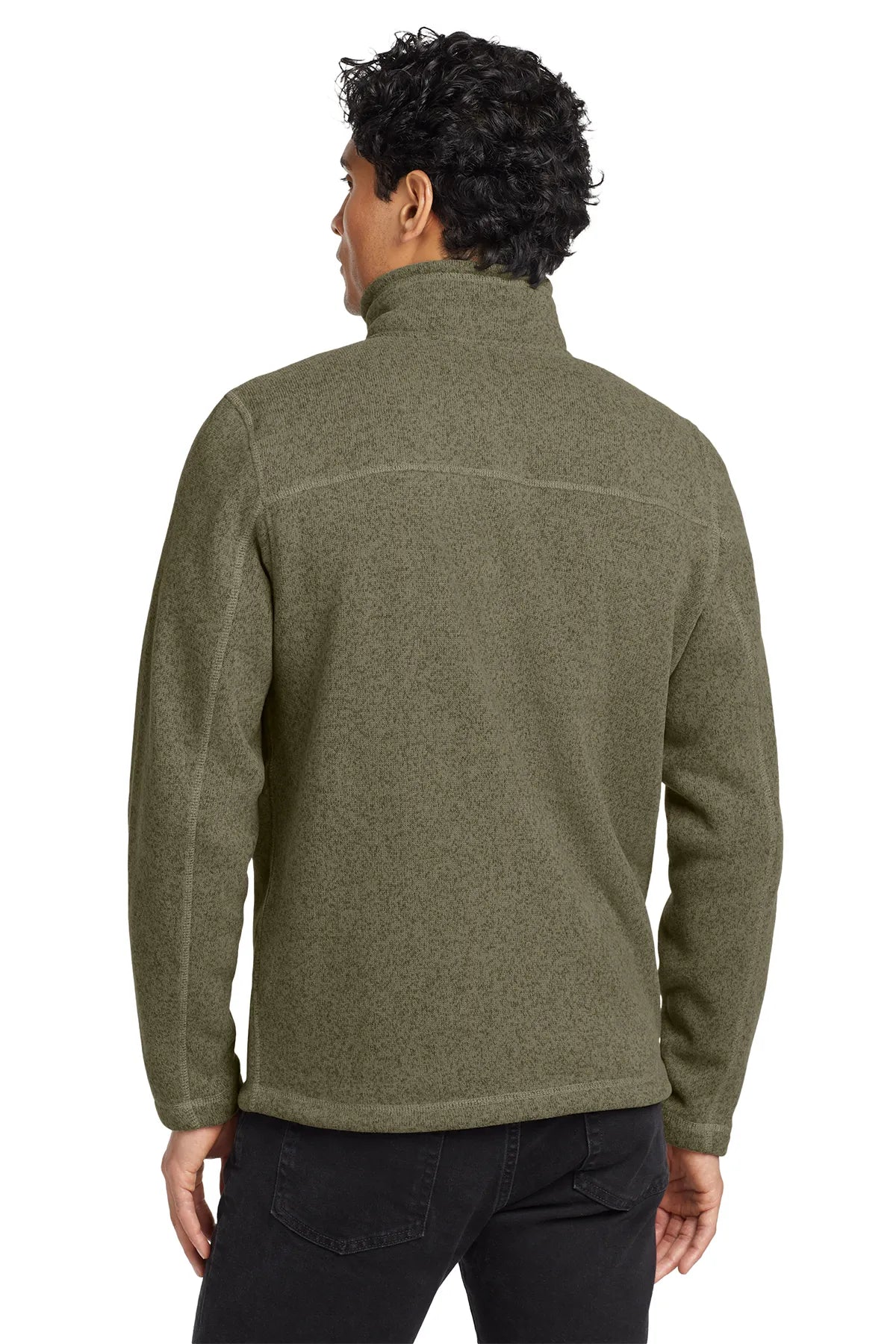 The North Face ® Sweater Fleece Jacket. NF0A3LH7 New Taupe Green Heather_1