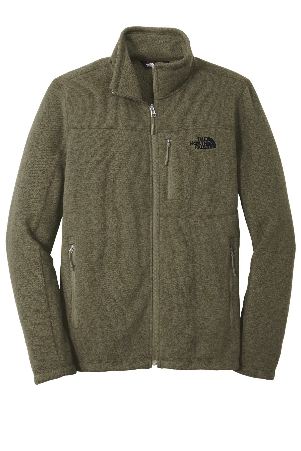 The North Face ® Sweater Fleece Jacket. NF0A3LH7 New Taupe Green Heather_3