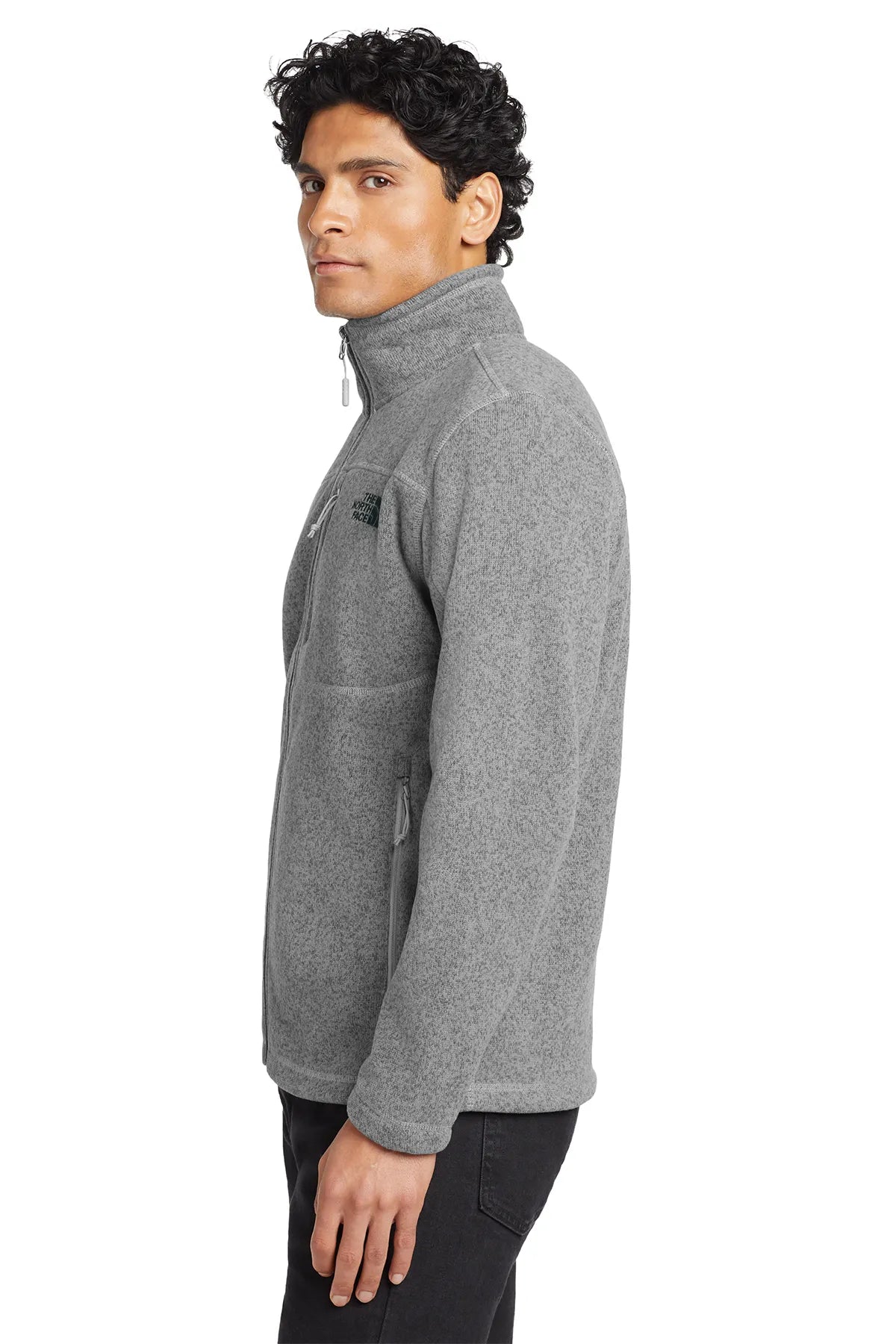 The North Face ® Sweater Fleece Jacket. NF0A3LH7 TNF Medium Grey Heather_2