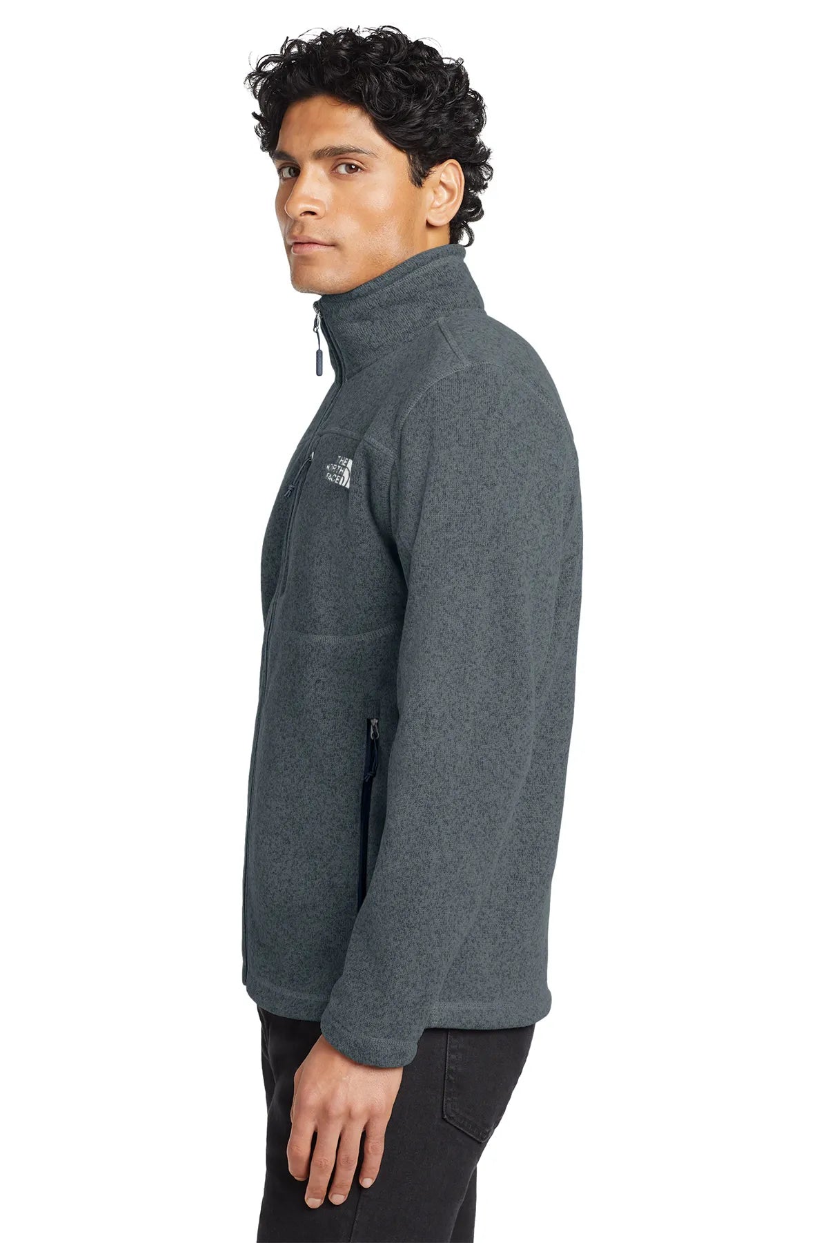 The North Face ® Sweater Fleece Jacket. NF0A3LH7 Urban Navy Heather_2