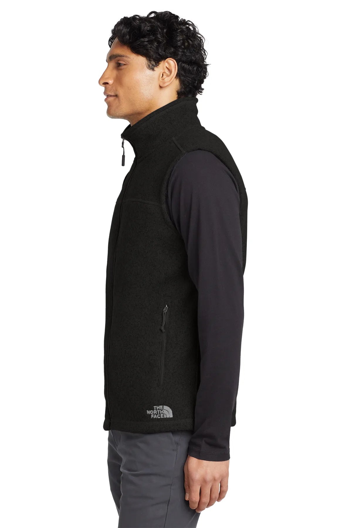 The North Face ® Sweater Fleece Vest NF0A47FA TNF Black Heather_2