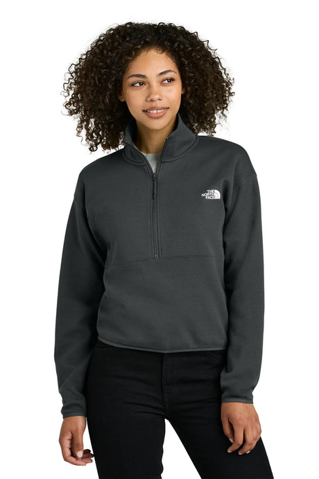 The North Face ®  Women's Double-Knit 1/2-Zip Fleece NF0A8C5H Asphalt Grey