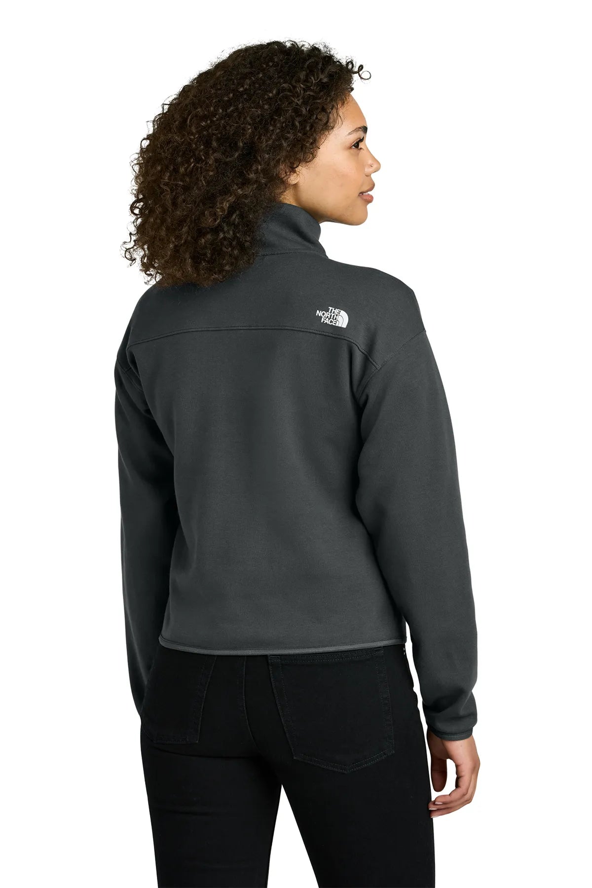 The North Face ®  Women's Double-Knit 1/2-Zip Fleece NF0A8C5H Asphalt Grey_1
