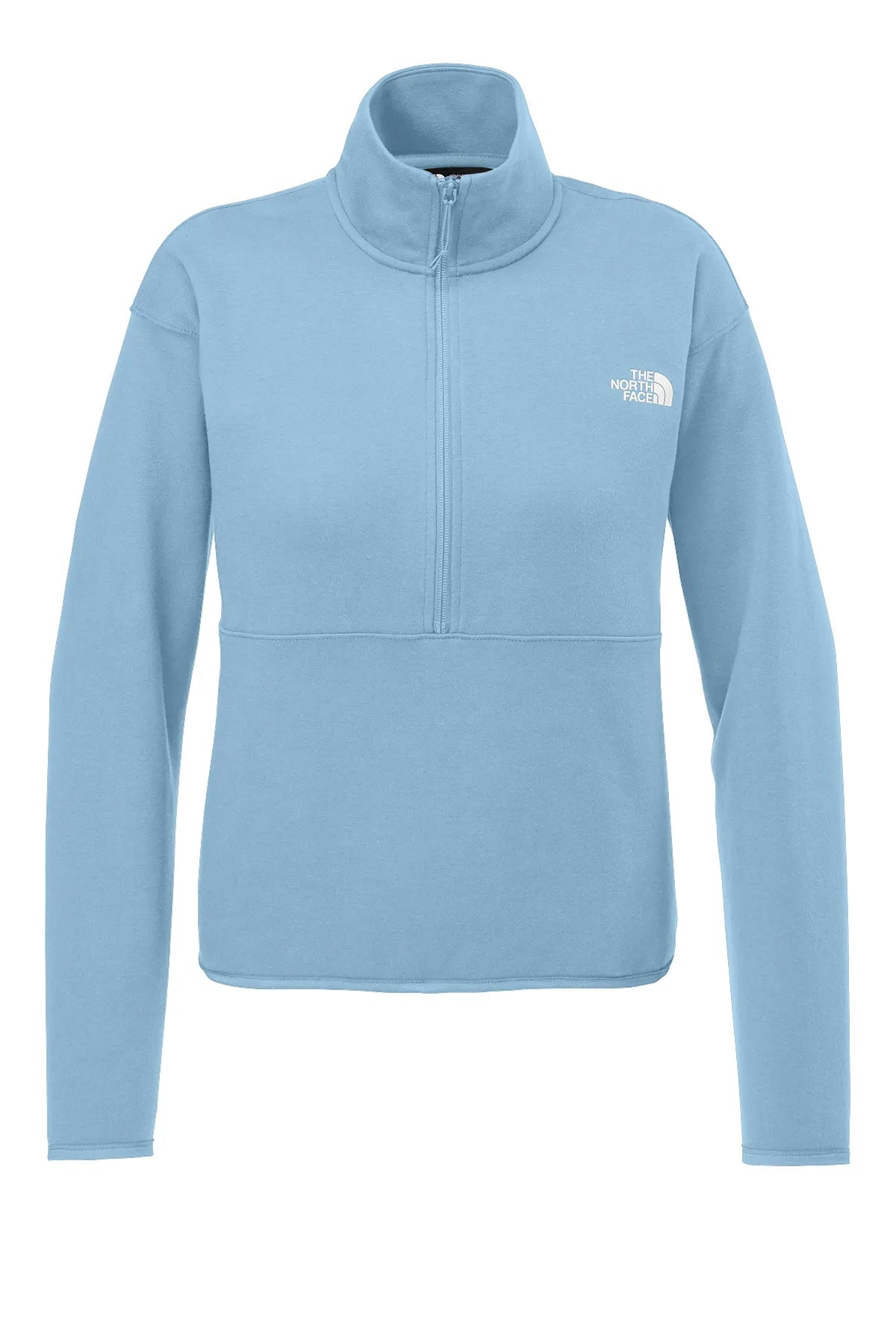 The North Face ®  Women's Double-Knit 1/2-Zip Fleece NF0A8C5H Steel Blue_3