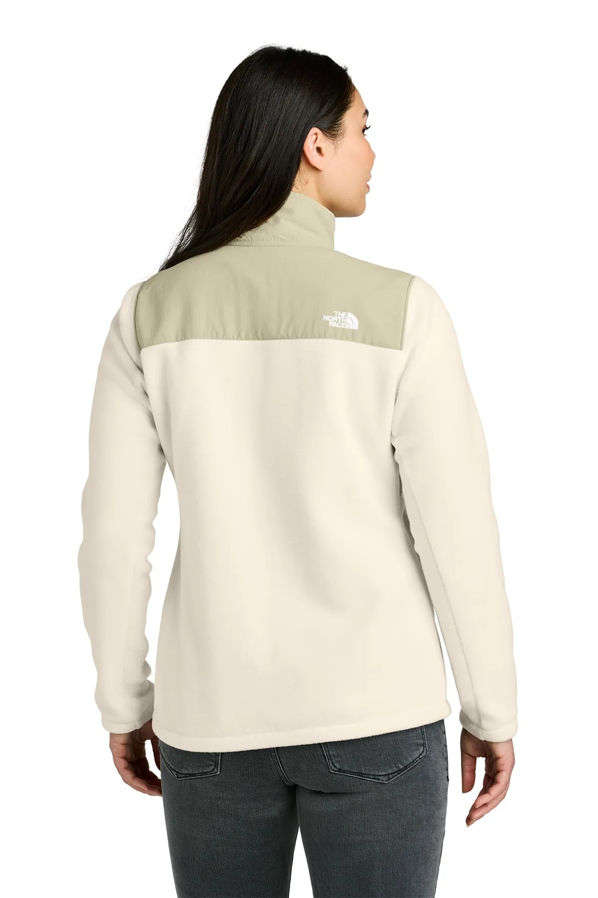 The North Face ®  Women's Highest Peak Full-Zip Fleece Jacket NF0A8BUR Gardenia White/ Gravel_1