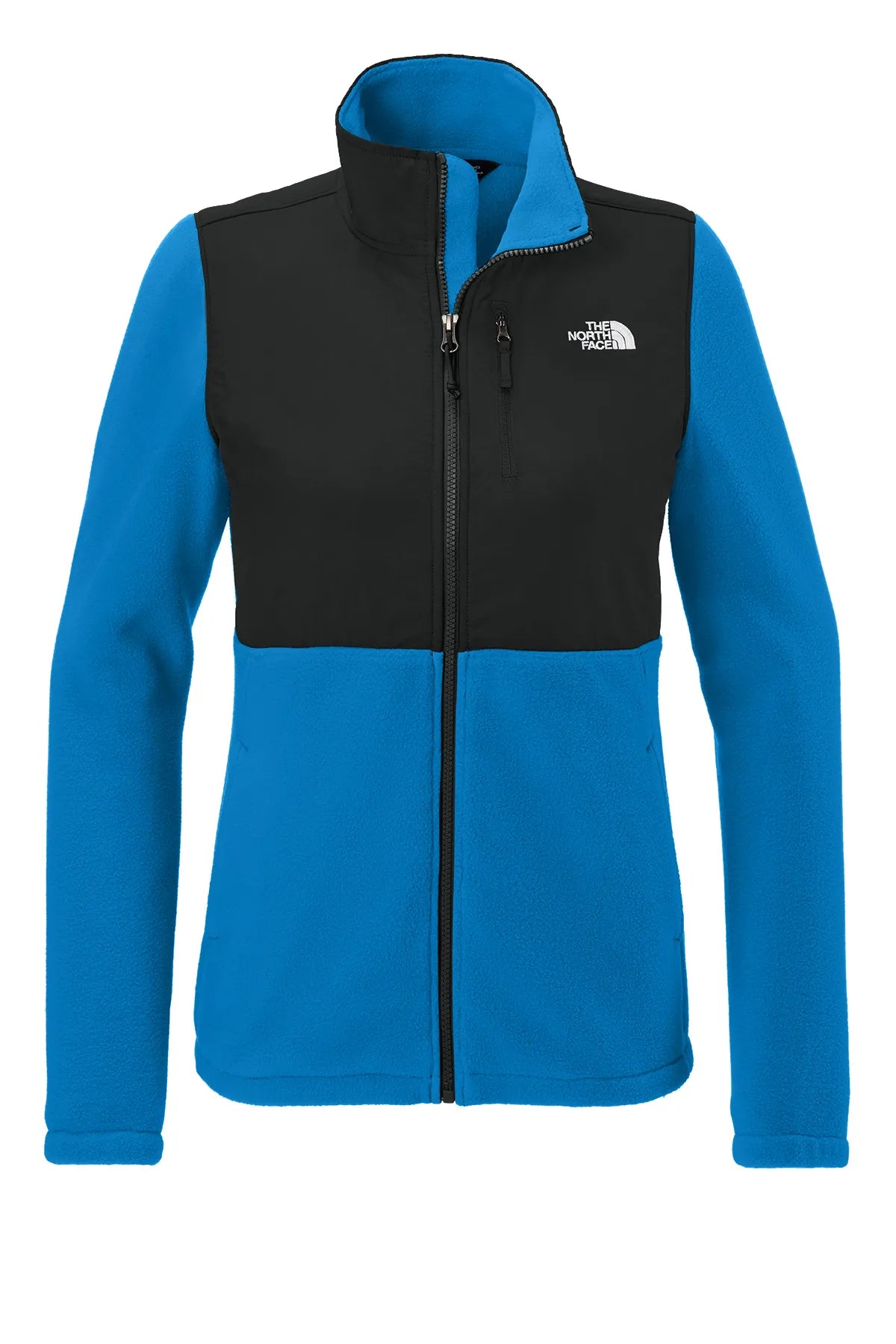 The North Face ®  Women's Highest Peak Full-Zip Fleece Jacket NF0A8BUR Hero Blue/ TNF Black_3