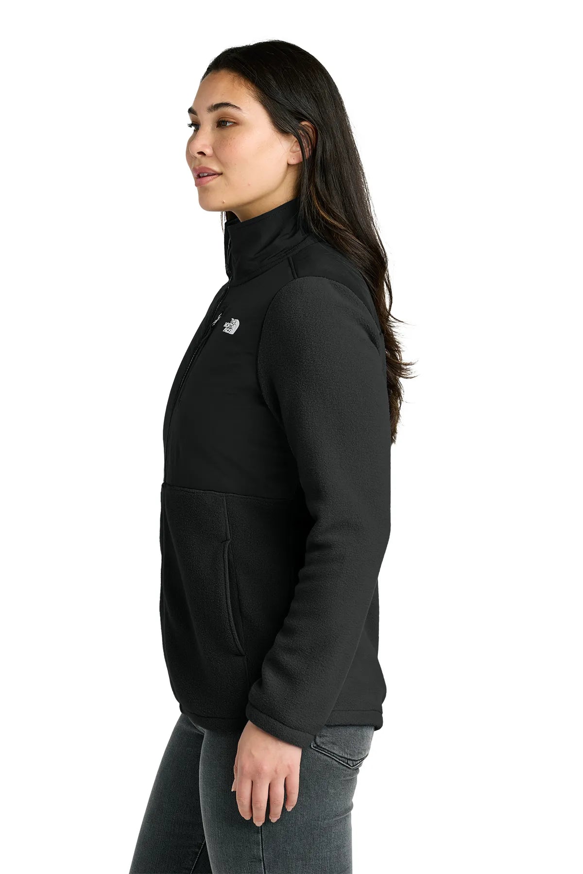 The North Face ®  Women's Highest Peak Full-Zip Fleece Jacket NF0A8BUR TNF Black_2