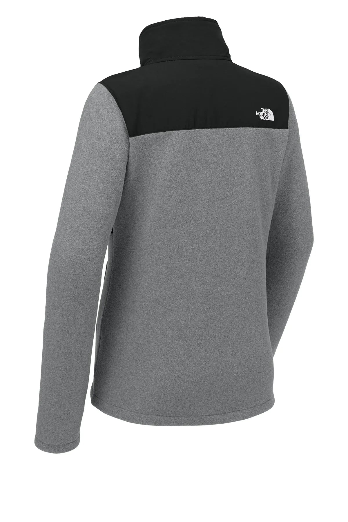 The North Face ®  Women's Highest Peak Full-Zip Fleece Jacket NF0A8BUR TNF Medium Grey Heather/ TNF Black_4