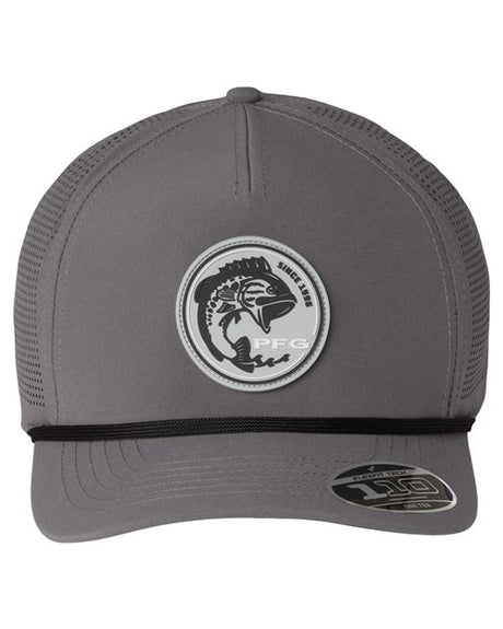 Tidal Pursuit™ 3D Stretch Snapback Cap City Grey/ Fish Circle Bass