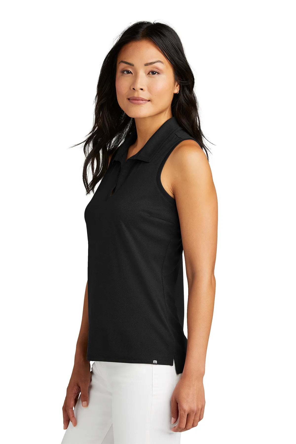 TravisMathewLadiesCotoPerformanceSleevelessPoloTM1WX001-black_2