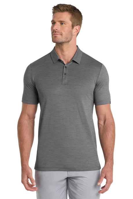 TravisMathew Auckland Slub Polo TM1MW451 Dark Gray_1