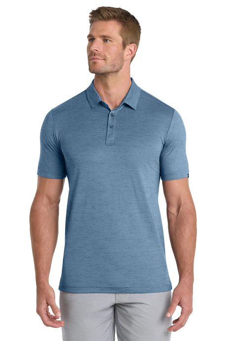 TravisMathew Auckland Slub Polo TM1MW451 Riviera Blue_1