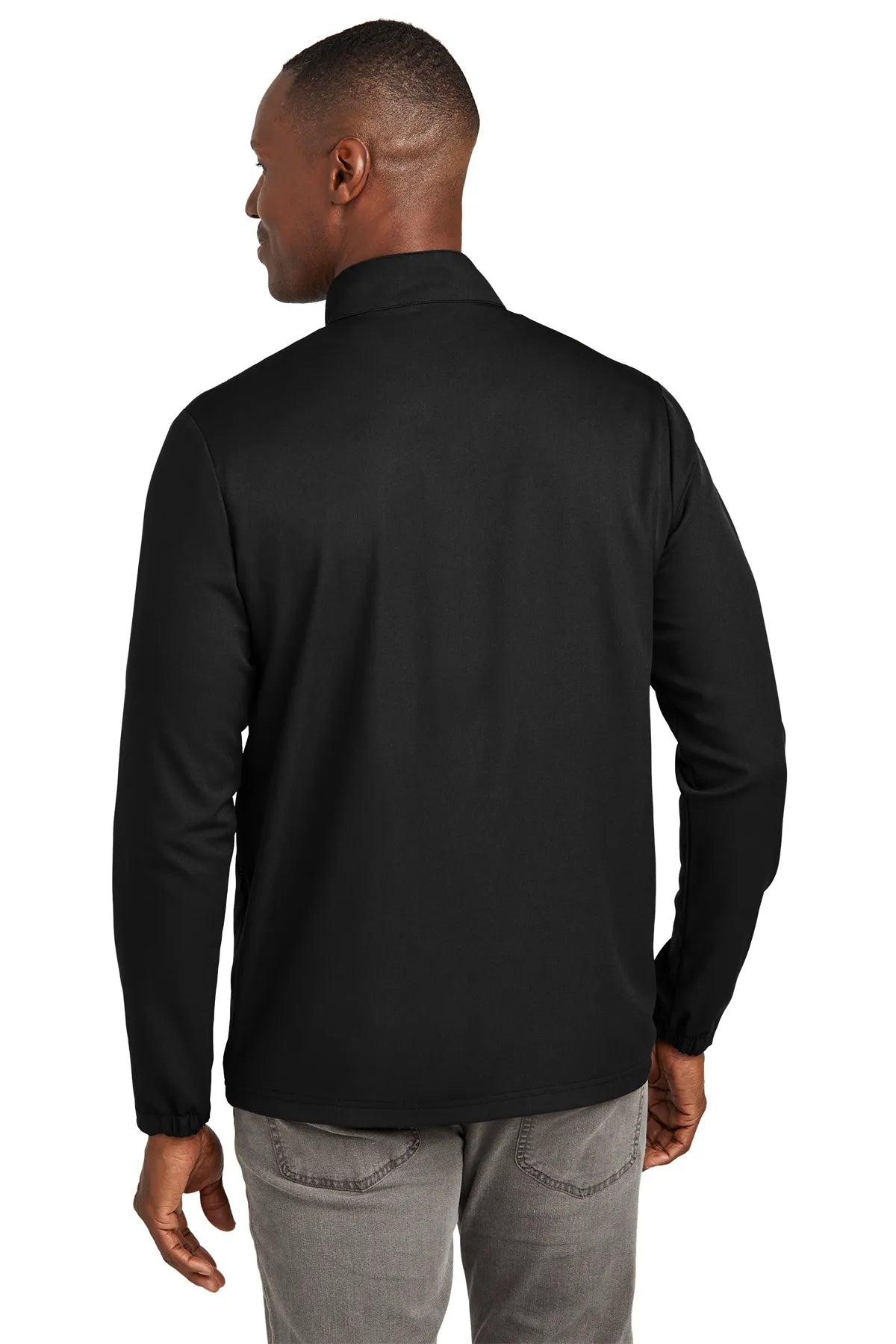 TravisMathew Balboa Chest Stripe 1/4-Zip TM1MZ340 Black_2