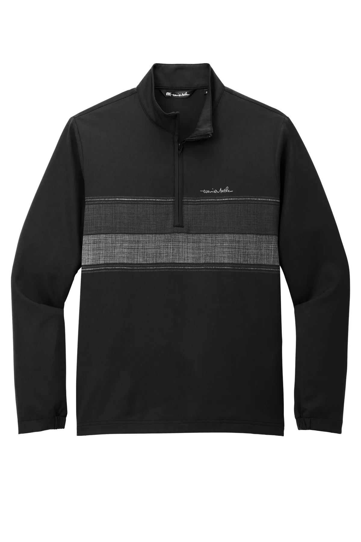 TravisMathew Balboa Chest Stripe 1/4-Zip TM1MZ340 Black_4