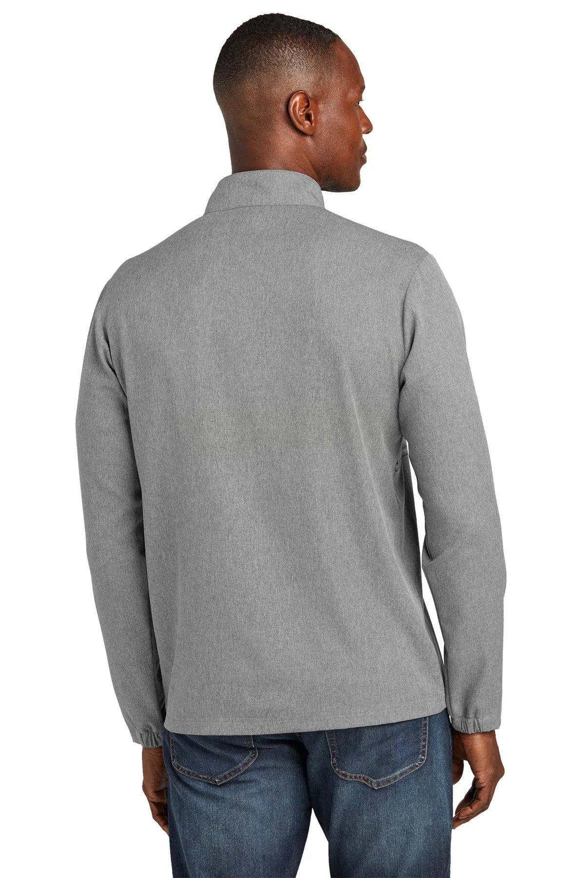 TravisMathew Balboa Chest Stripe 1/4-Zip TM1MZ340 Dark Grey_2
