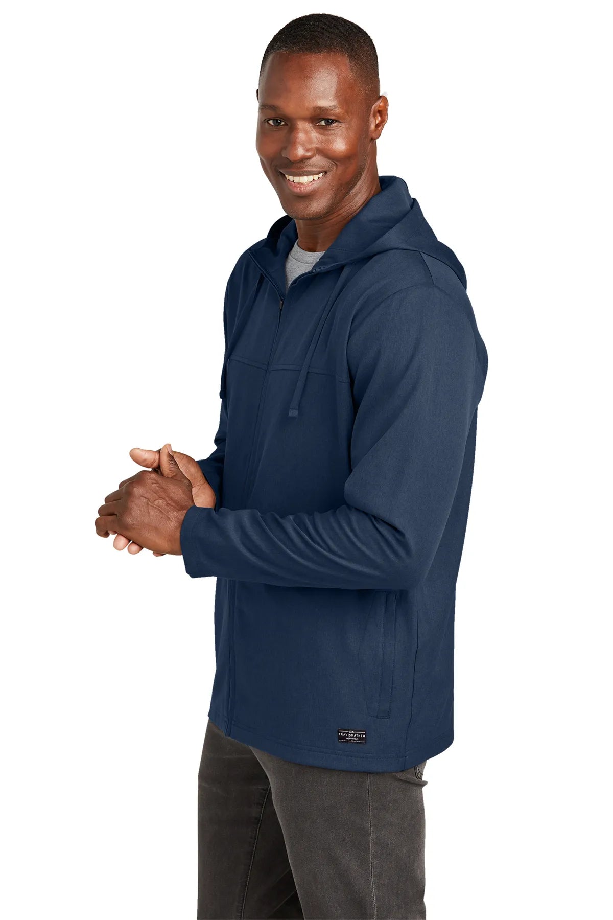 TravisMathew Balboa Hooded Full-Zip Jacket TM1MZ338 Blue_3