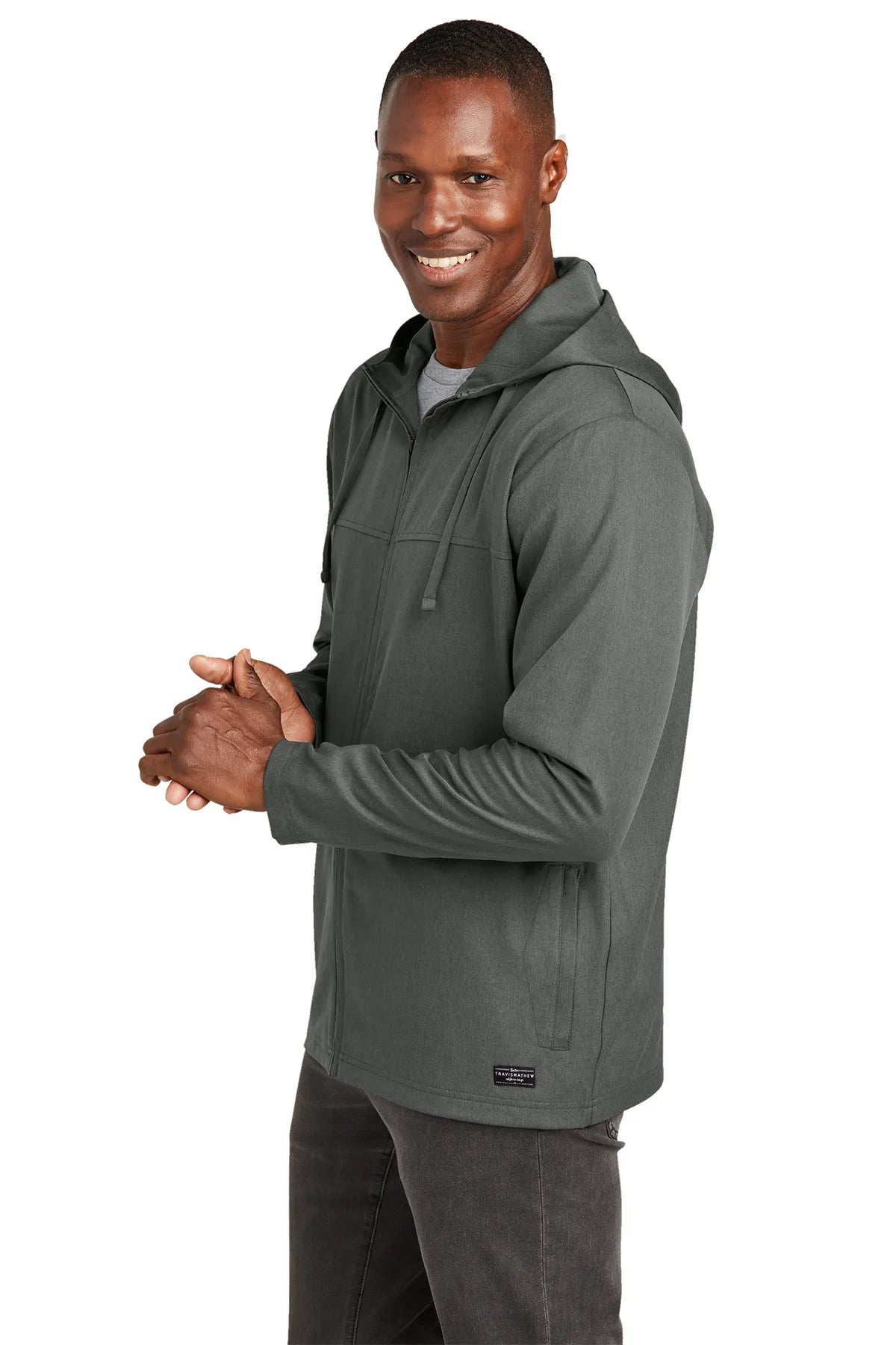 TravisMathew Balboa Hooded Full-Zip Jacket TM1MZ338 Dark Grey_3