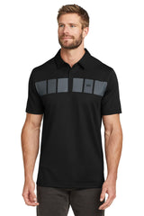 TravisMathew Cabana Chest Stripe Polo. TM1MU416 Black_1