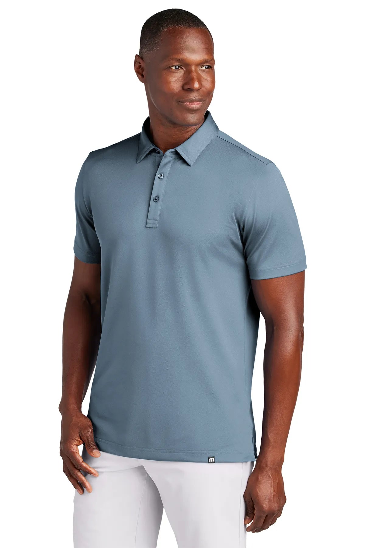 TravisMathew Cabana Solid Polo TM1MAA370 Light Denim_1