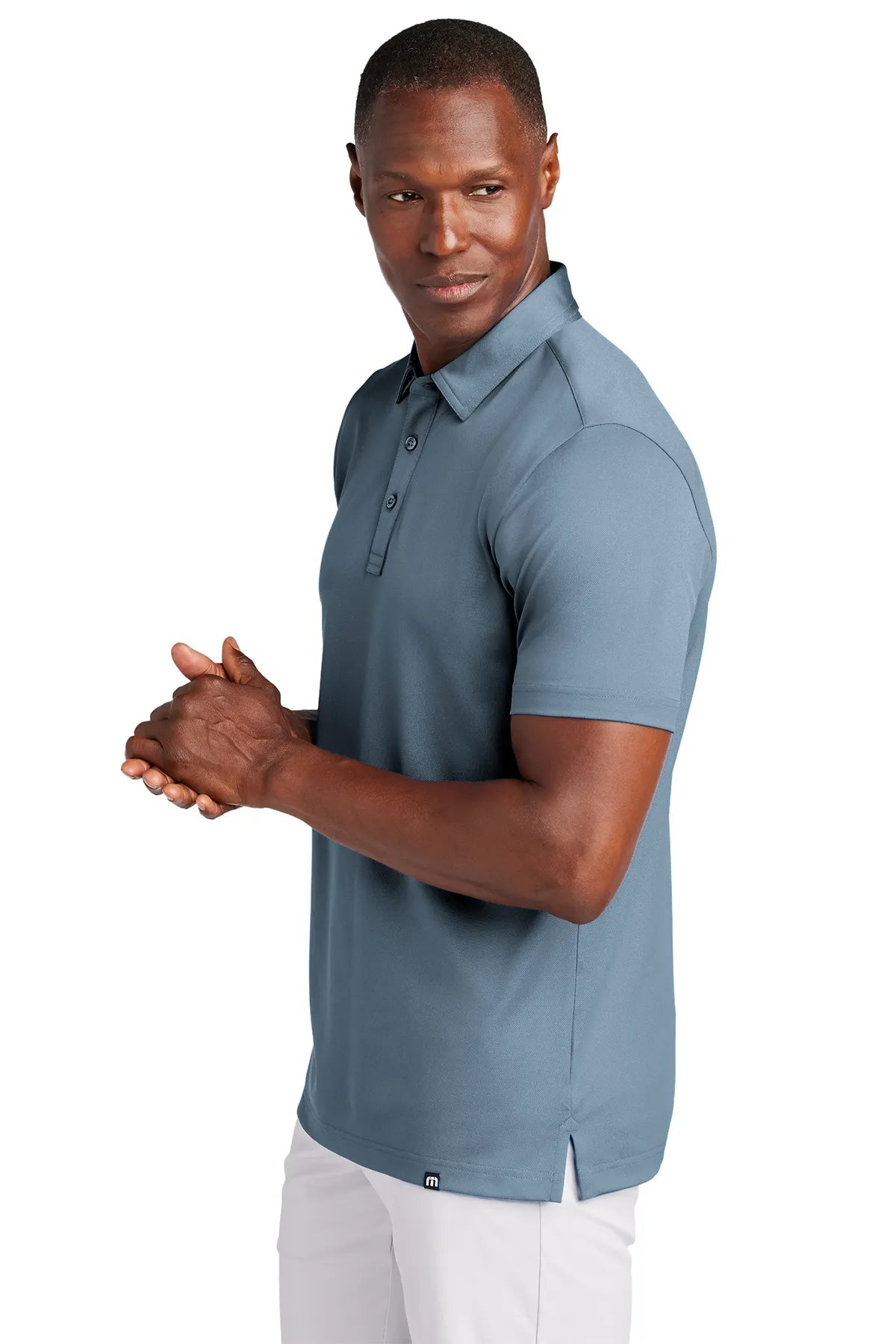 TravisMathew Cabana Solid Polo TM1MAA370 Light Denim_3