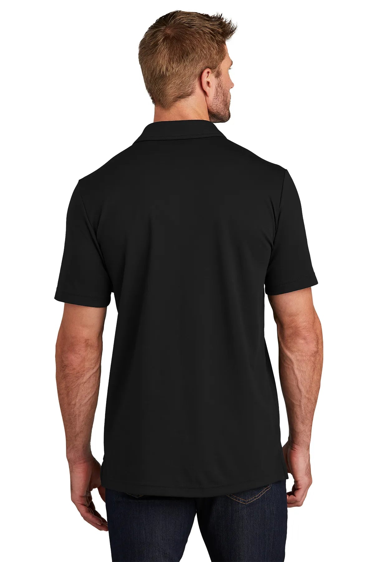 TravisMathew Coastal Chest Stripe Polo TM1MY402 Black_2