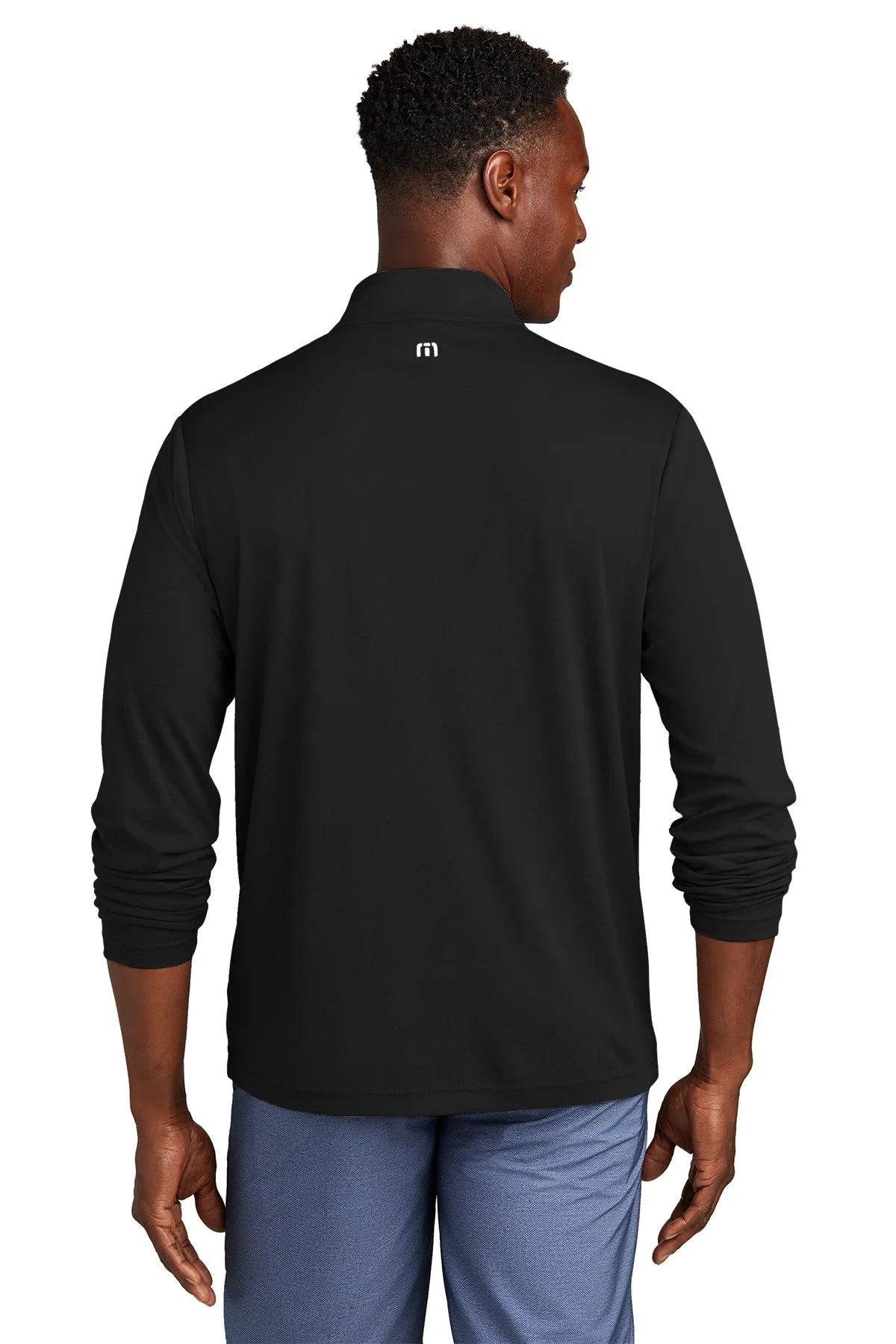 TravisMathew Coto Performance 1/4-Zip TM1MY397 Black_2