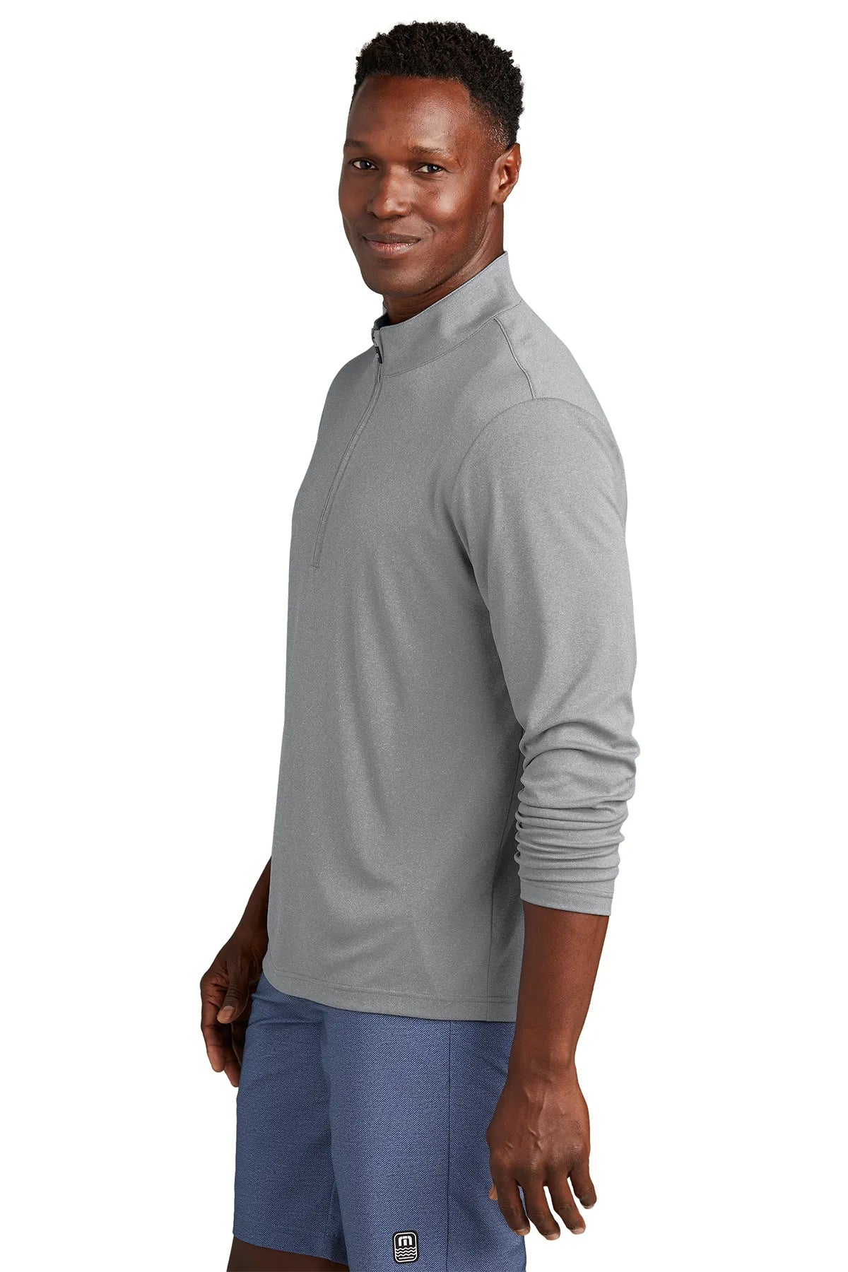 TravisMathew Coto Performance 1/4-Zip TM1MY397 Quiet Shade_3