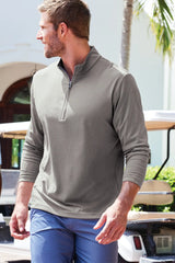 TravisMathew Coto Performance 1/4-Zip TM1MY397 Quiet Shade_6