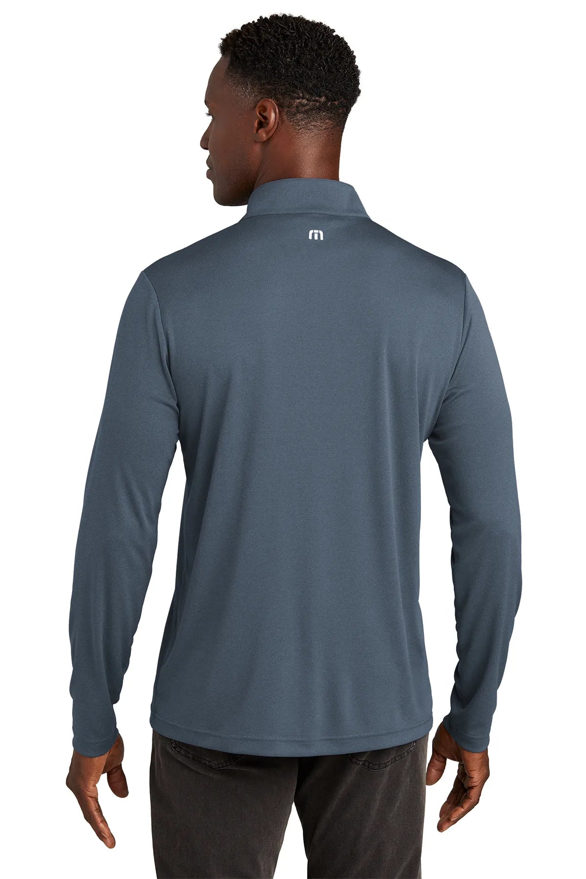 TravisMathew Coto Performance 1/4-Zip TM1MY397 Vintage indigo_2
