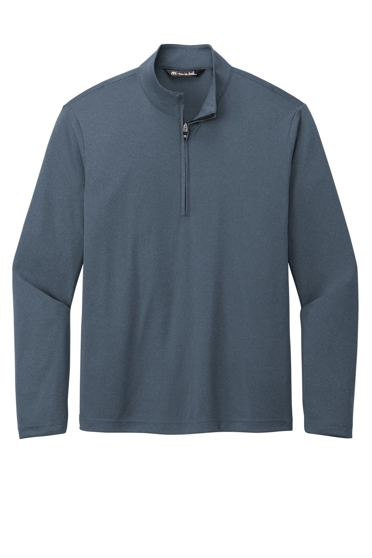 TravisMathew Coto Performance 1/4-Zip TM1MY397 Vintage indigo_4