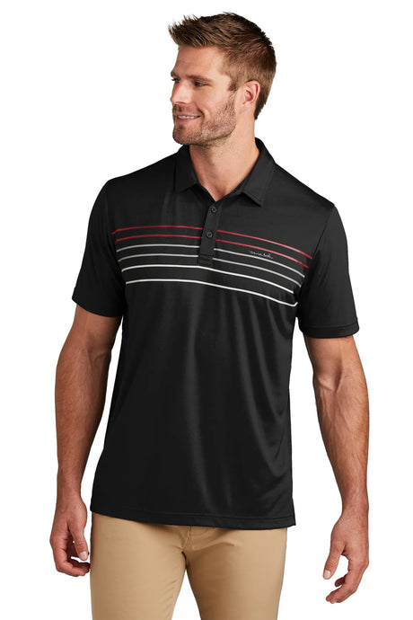 TravisMathew Coto Performance Chest Stripe Polo TM1MY400 Black_1