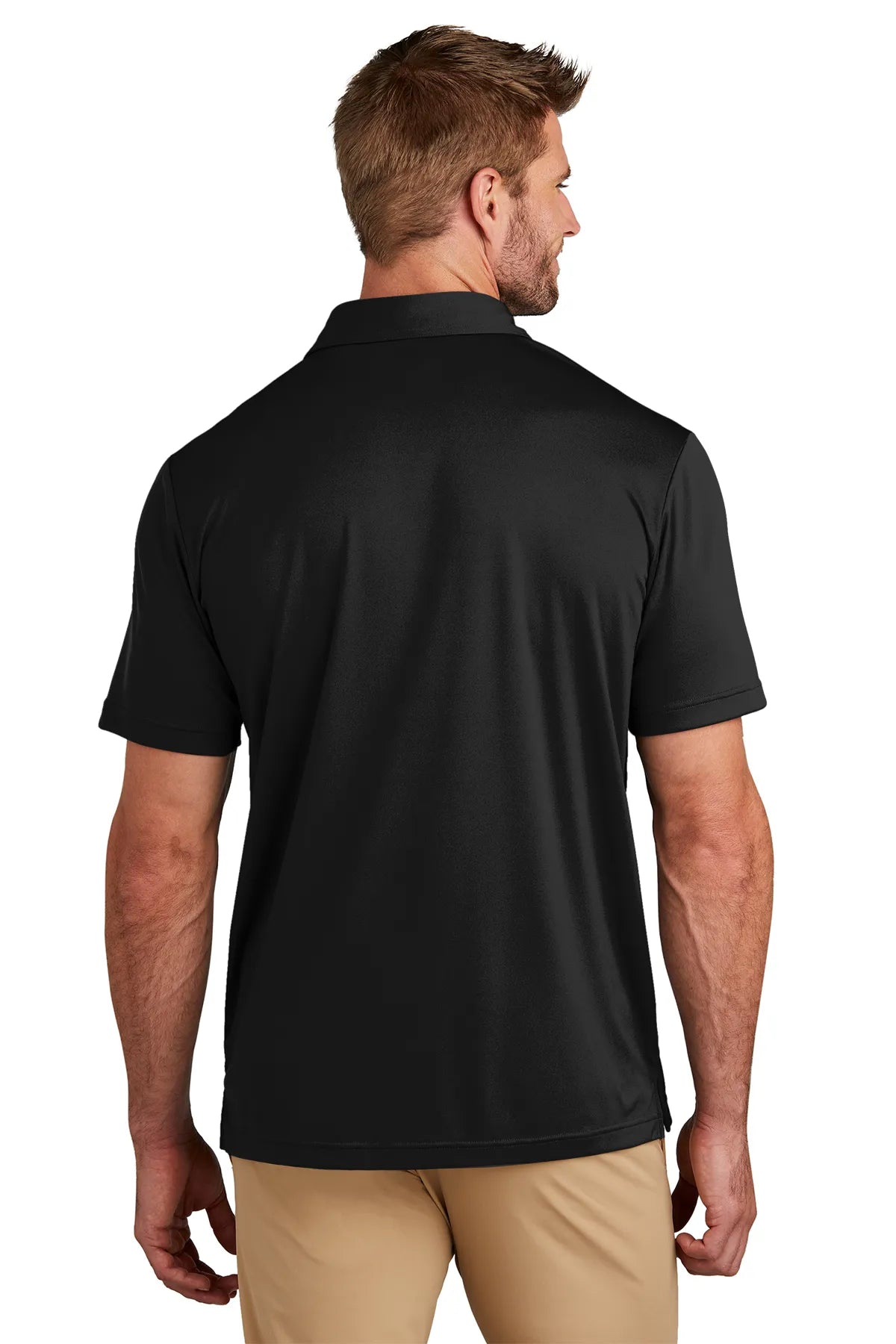TravisMathew Coto Performance Chest Stripe Polo TM1MY400 Black_2