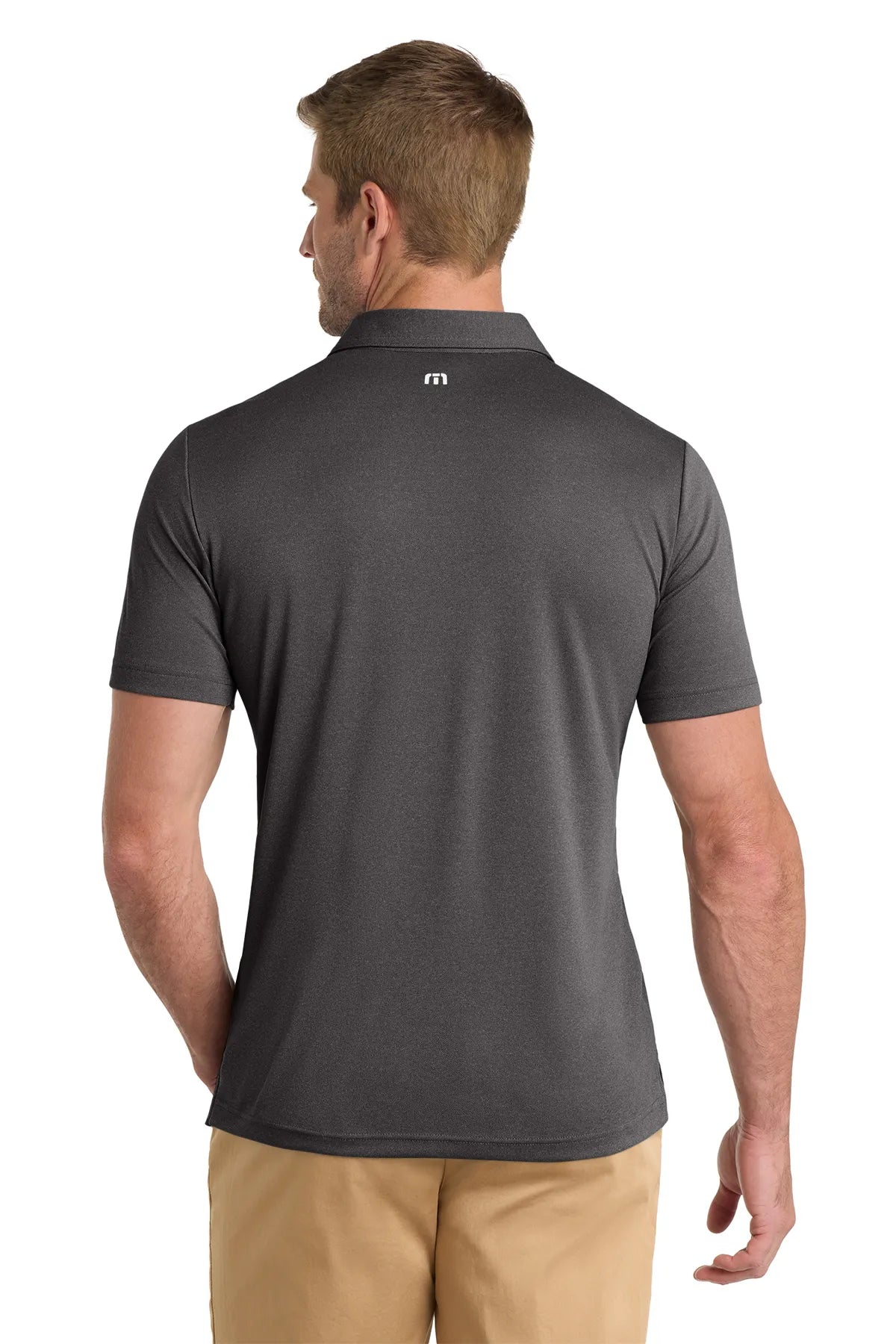 TravisMathew Coto Performance Polo. TM1MU410 Grey Black_2