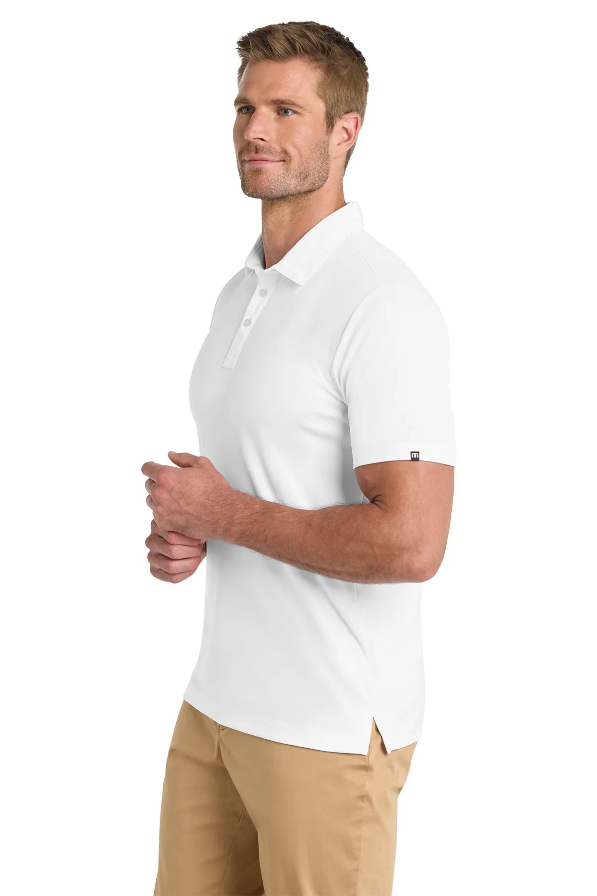 TravisMathew Coto Performance Polo. TM1MU410 White_3