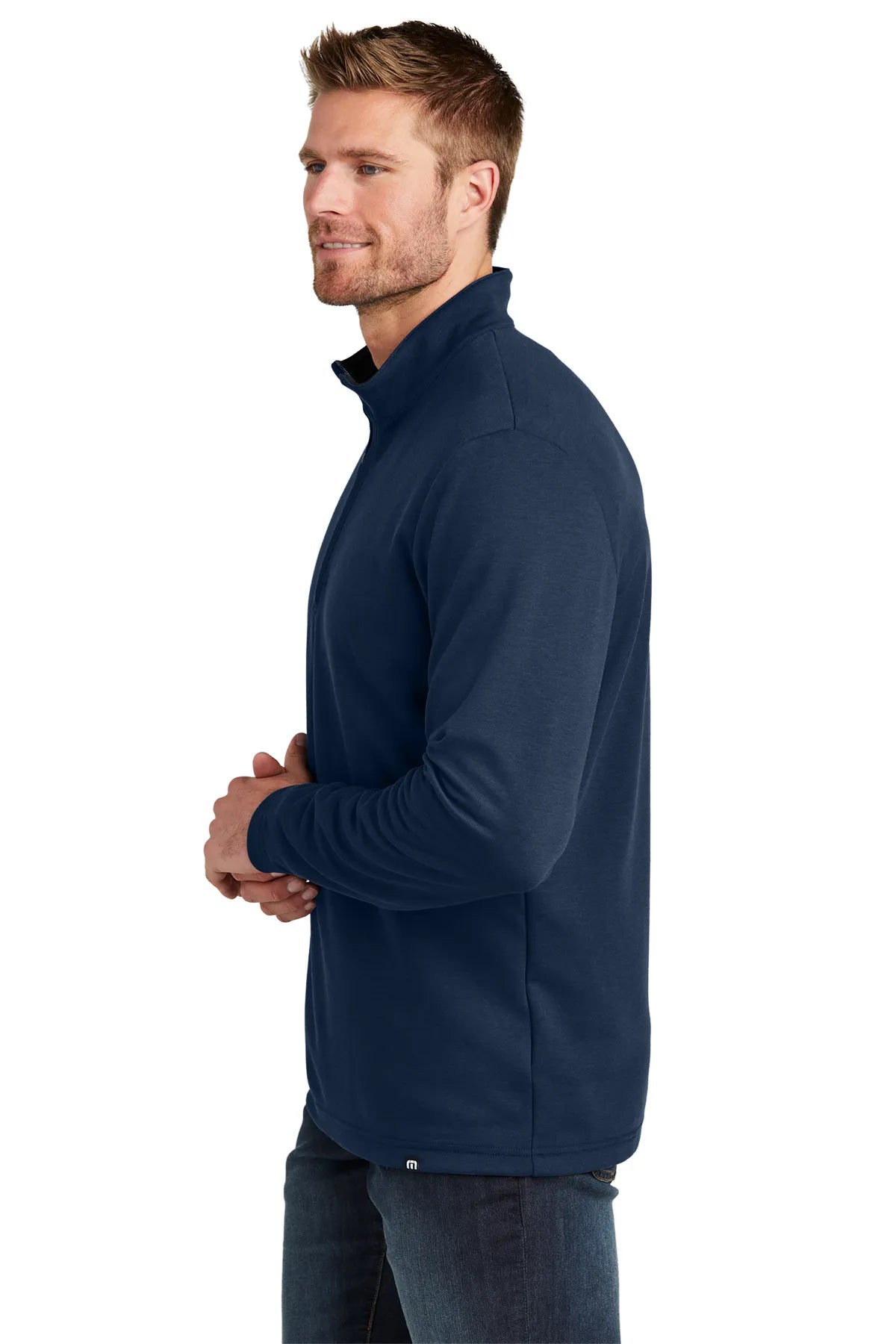 TravisMathew Coveside 1/4-Zip TM1MZ339 Blue Nights_3