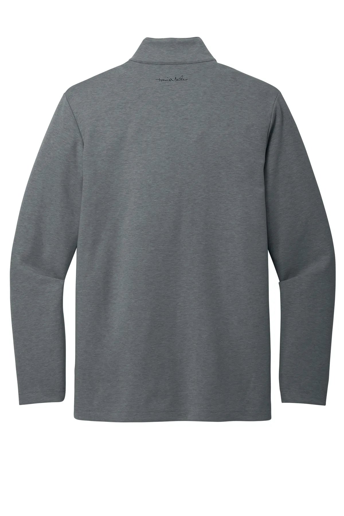 TravisMathew Coveside 1/4-Zip TM1MZ339 Dark Grey_5