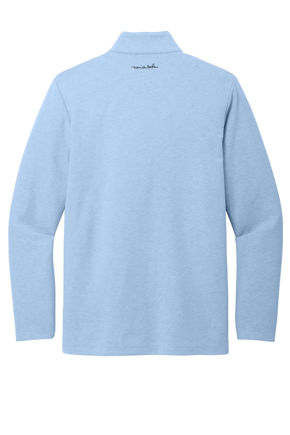 TravisMathew Coveside 1/4-Zip TM1MZ339 Light Blue_5