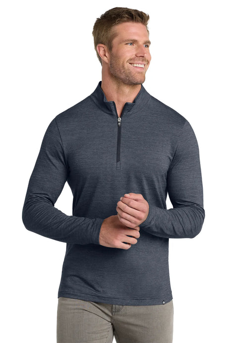 TravisMathew Crestview 1/4-Zip TM1MW452 Vintage Indigo_1