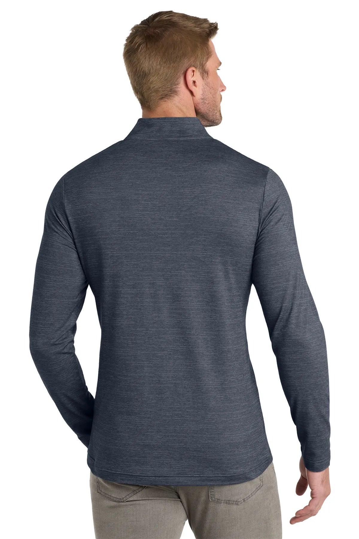 TravisMathew Crestview 1/4-Zip TM1MW452 Vintage Indigo_2