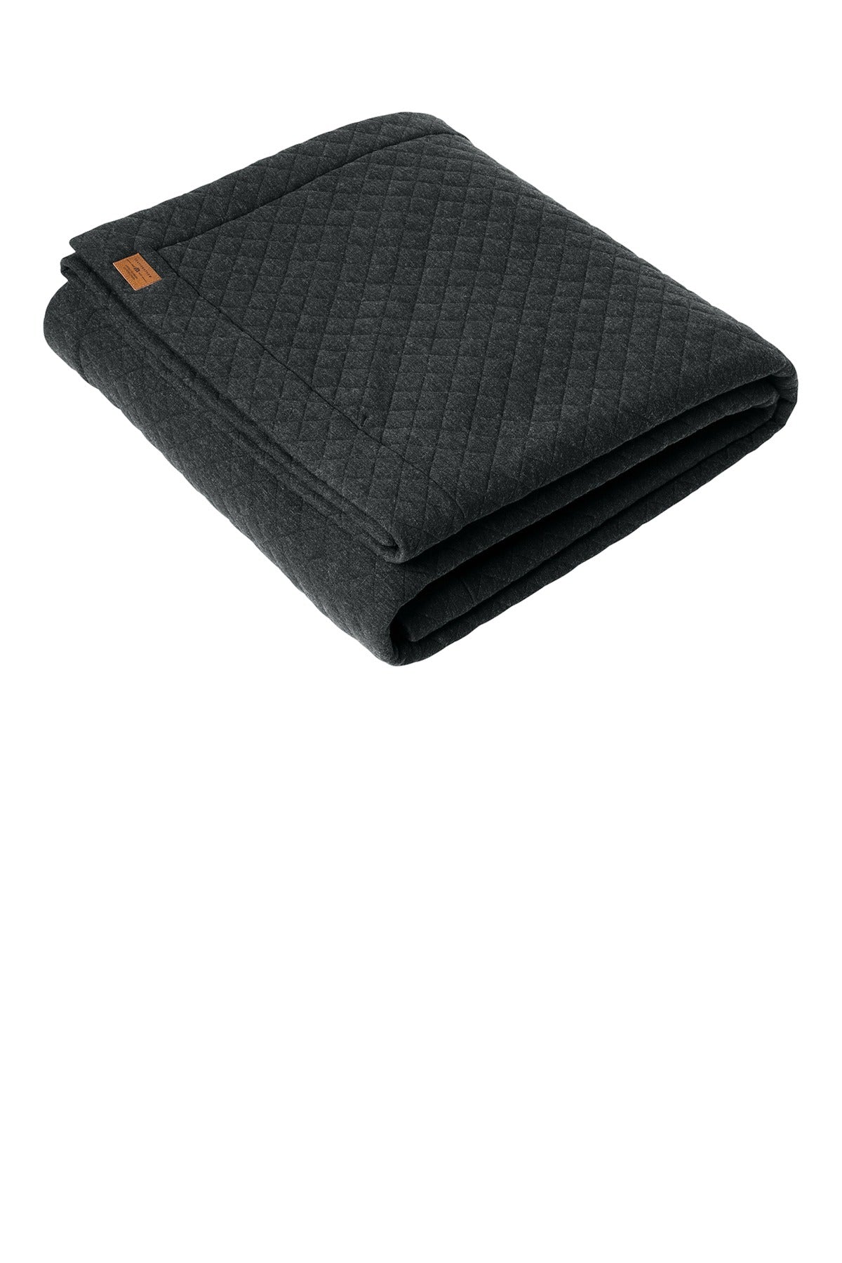 TravisMathew Diamond Quilt Blanket TMA41481 Dark Grey Heather