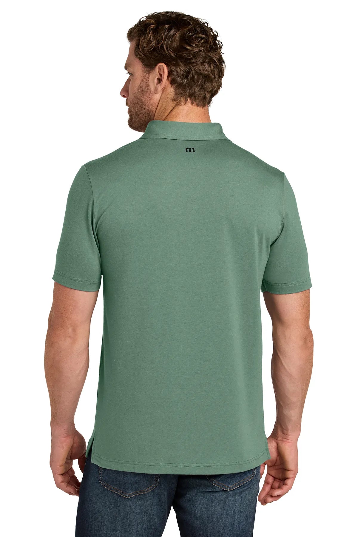 TravisMathew Glenview Solid Polo TMA41461 Laurel Green_2
